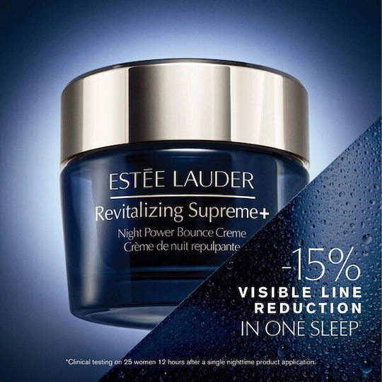 Estee Lauder Revitalizing Supreme+ Cremă de Față de Noapte pentru Hidratare, Anti-îmbătrânire și Acnee cu Colagen 50ml
