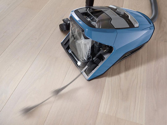 Miele Blizzard CX1 Parquet PowerLine Ηλεκτρική Σκούπα 890W με Κάδο 2lt Μπλε