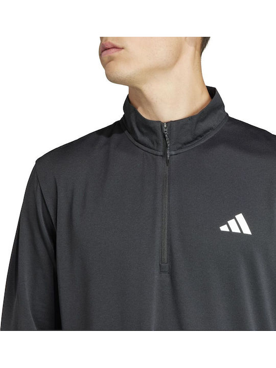 Aeroready Athletic Long Sleeve Black Blouse