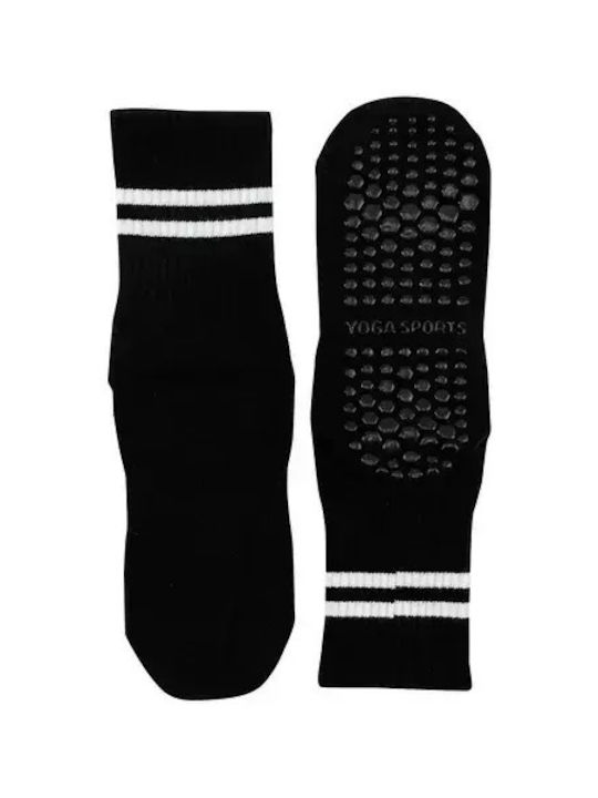 Non-Slip Athletic Socks Yoga Sports Yoga & Pilates Black