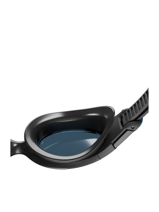 Speedo Schwimmbrille Erwachsene mit Antibeschlaggläsern Schwarz