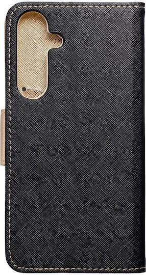 Fancy Wallet Δερμάτινο Μαύρο (Samsung S24 Plus)
