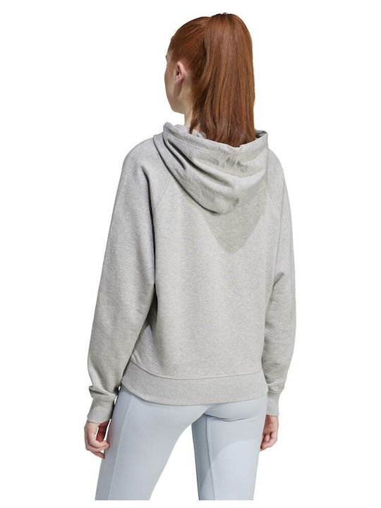 adidas French Terry Sweatshirt Gray with Hood