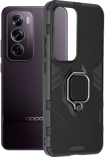 Techsuit Back Cover Σιλικόνης Μαύρο (Oppo Reno12 Pro)