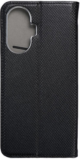Forcell Smart Book Σιλικόνης / Πλαστικό Μαύρο (Realme C55)