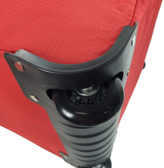 RCM Sack Voyage 54lt Red with Wheels Fabric L62xW23xH38cm
