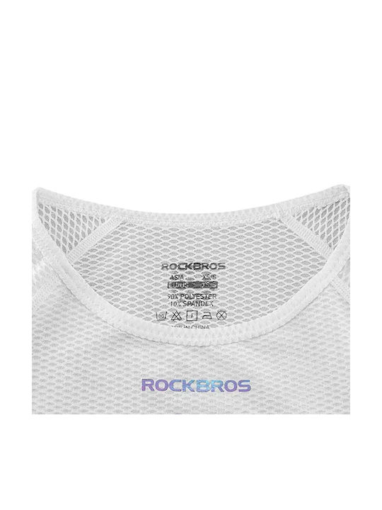 Rockbros Γυναικεία Αμάνικη Μπλούζα Road / Mountain Bike Λευκή