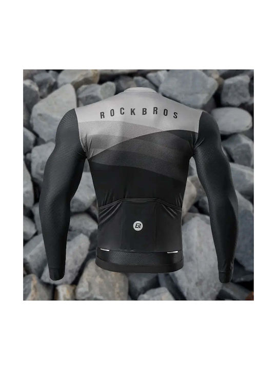 Rockbros Long Sleeves Cycling Jersey Black