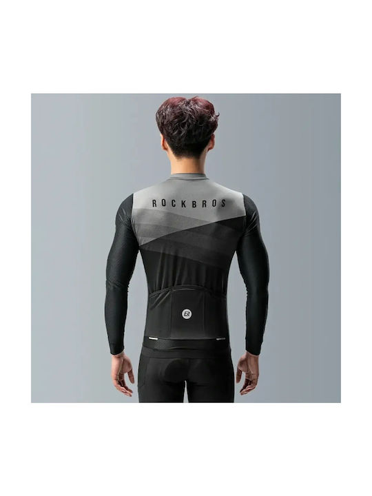 Rockbros Long Sleeves Cycling Jersey Black