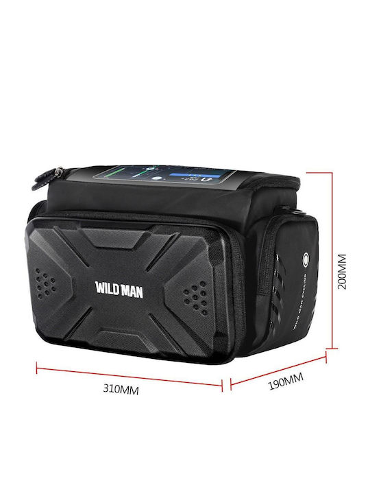 Wildman GS6 4L Geantă pentru ghidon bicicletă Negru