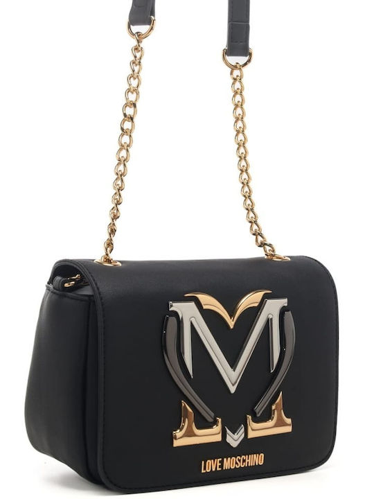 Moschino Damen Tasche Schulter Schwarz