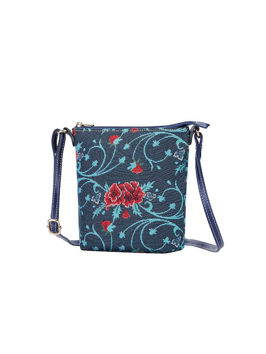 Signare Frida Kahlo Carnation Damen Tasche Crossbody Blau