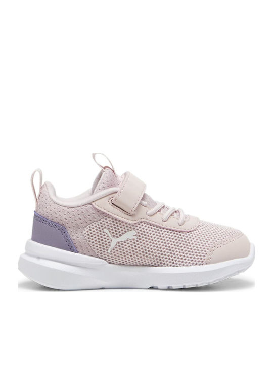 Ac+ Inf Kids Sports Shoes Running with Hoop & Loop Closure Pink