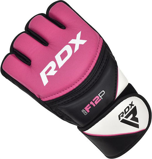 RDX Grappling MMA Ръкавици Кожени Розов