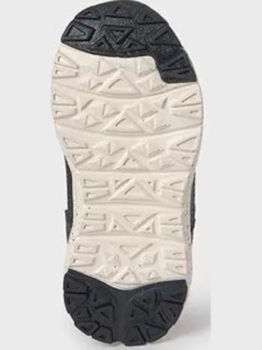 Lederne Kinderstiefeletten mit Schnürsenkeln Khaki