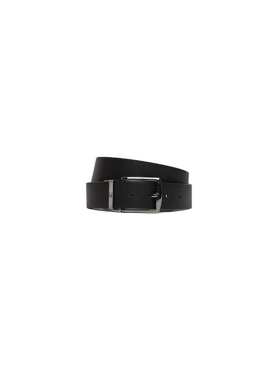 Tommy Hilfiger Men's Leather Belt Black