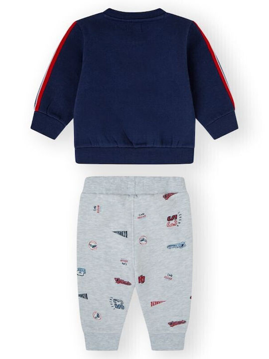 Canada House Kids Sweatpants Set Blue 2pcs