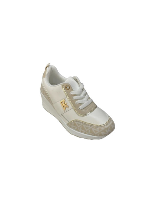 Plato Sneakers Beige - White