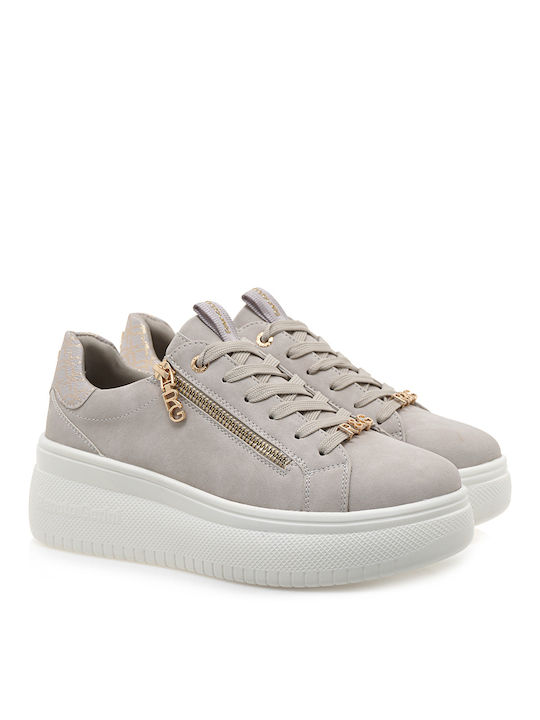 Renato Garini Sneakers Off White / Lt Gold Stamp