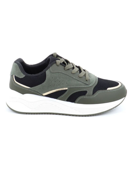 B-Soft Damen Sneakers Khaki