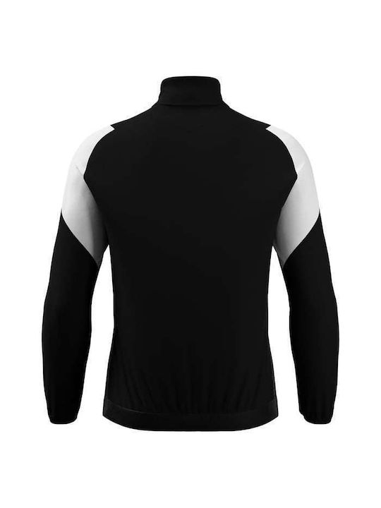 Jachetă pentru Bărbați cu Fermoar Black/White