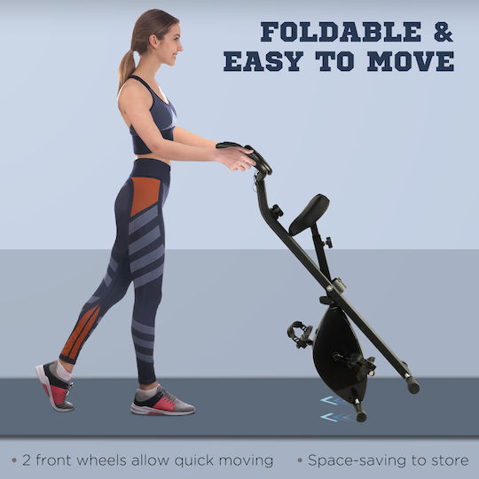 HomCom Îndoire Bicicletă de exerciții în picioare Magnetic