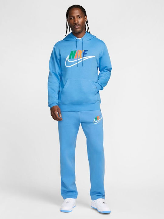 Club Sweatshirt mit Kapuze Hellblau