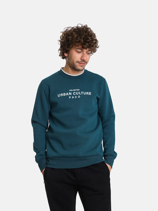 Paco & Co Herren Sweatshirt Deep Teal