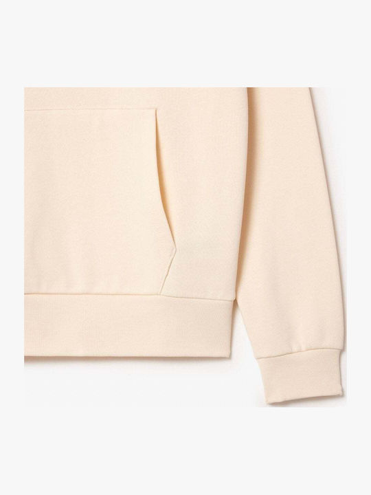 Sweatshirt mit Kapuze Ecru