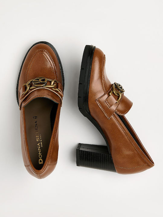 Leder Pumps Braun