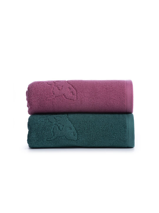 Nef-Nef Homeware Facecloth 50x90cm. Green Weight 550gr/m²