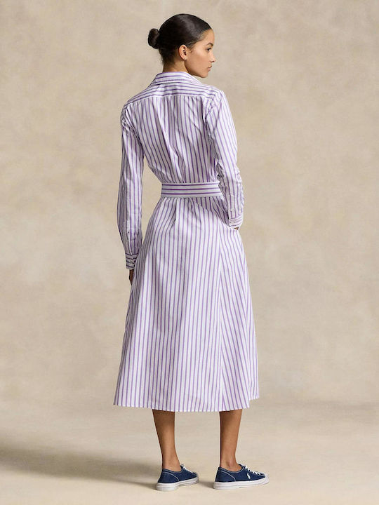 Ralph Lauren Midi Rochie Striped