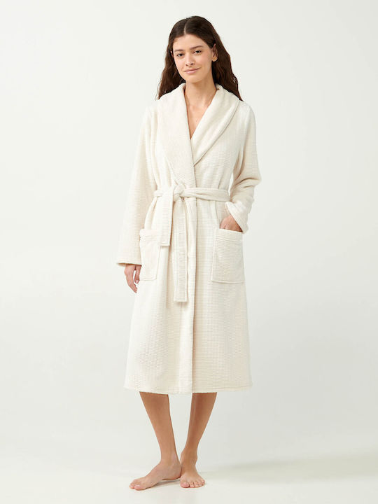 Vamp Winter Women's Robe Beige Skin