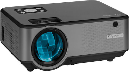 Kruger & Matz KM0371-FHD Proiector LCD Full HD LED cu Wi-Fi și Difuzoare Incorporate Gri