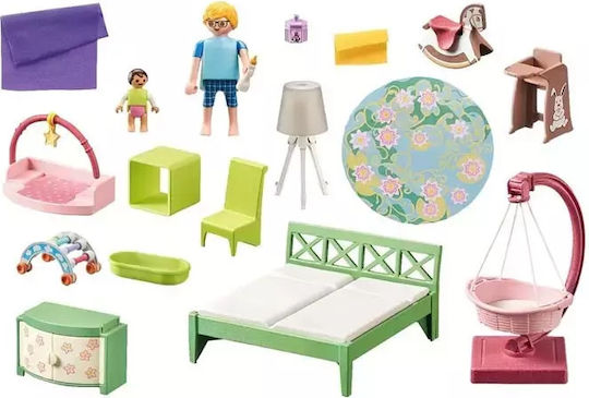 Playmobil MeinLeben Schlafzimmer mit Wiege für 4-10 Jahre
