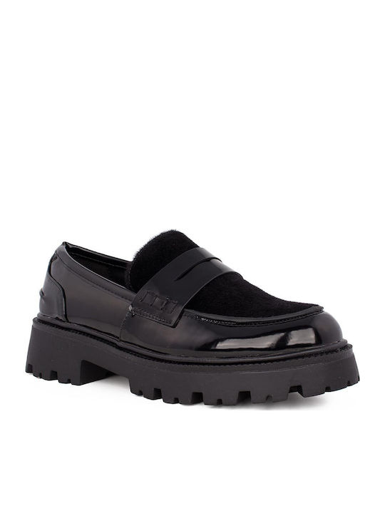 Γυναικεία Loafers σε Μαύρο Χρώμα