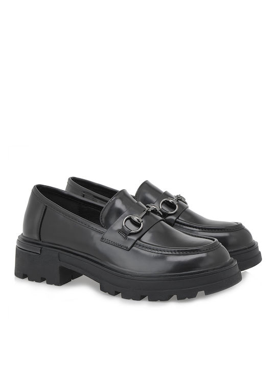 Seven Damen Loafers in Schwarz Farbe