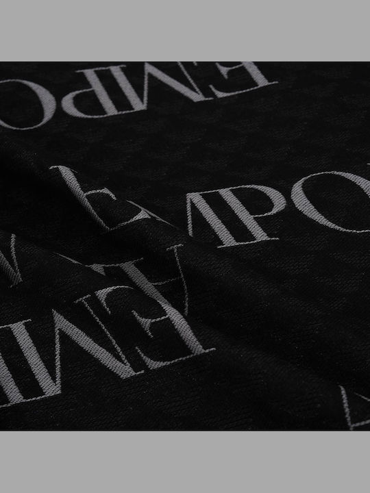 Emporio Armani Γυναικείο Φουλάρι Μαύρο Emporio Armani Γυναικείο Φουλάρι Μαύρο