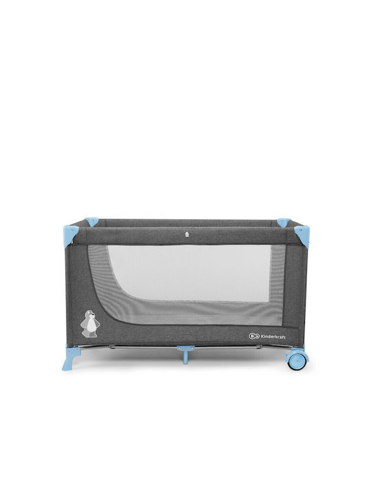 Kinderkraft Joy Playpen with Mattress Gray 126x75cm
