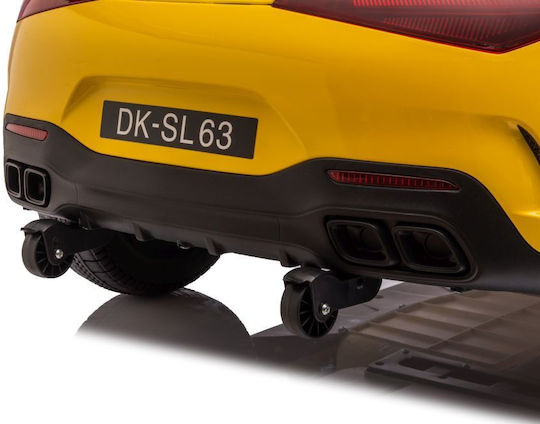 Kinder Auto Einsitzer mit Fernbedienung Gelb