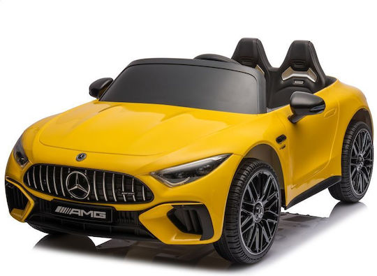 Kinder Auto Einsitzer mit Fernbedienung Gelb