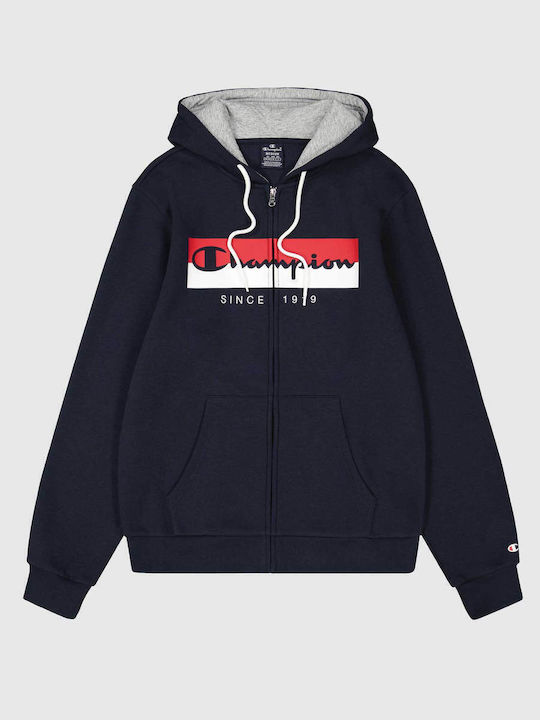 Sweatshirt with Hood Blue