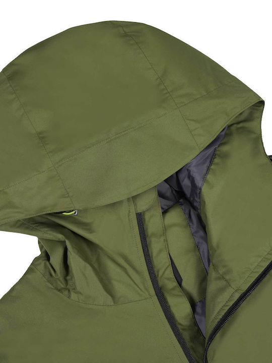 Icepeak 56234501-570 Ανδρικό Μπουφάν για Σκι & Snowboard Πράσινο