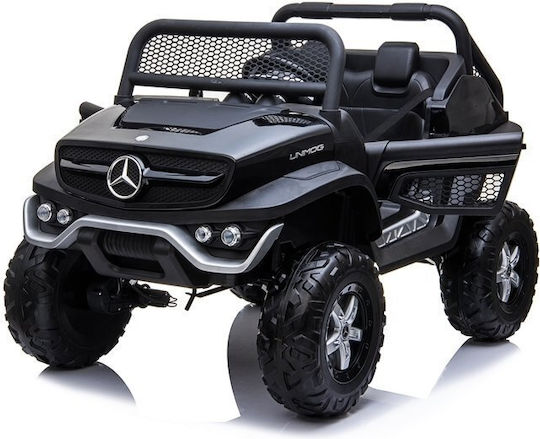Mercedes Unimog Buggy Doppelsitzer Mit Fernbedienung Schwarzes Für 3+ Jahre