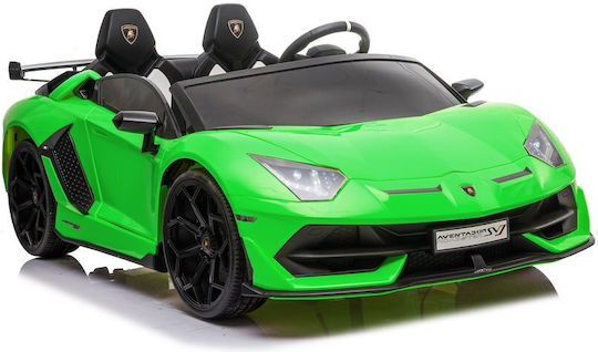 Lamborghini Aventador Μονοθέσιο με Τηλεκοντρόλ Licensed 12 Volt Πράσινο για 3+ Ετών