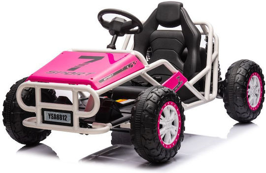 Buggy Μονοθέσιο με Τηλεκοντρόλ 24 Volt Ροζ