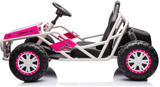 Buggy Μονοθέσιο με Τηλεκοντρόλ 24 Volt Ροζ