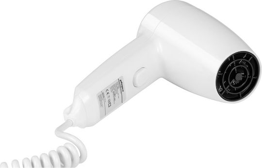 Physa Сешоар за хотел White 1.2кВт със спираловиден кабел до 120см.
