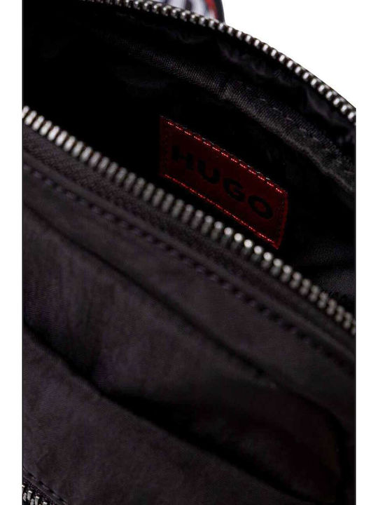 Quentyn_ns Zip Herrentasche Schulter / Crossbody Schwarz