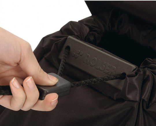 Tesatura Coș de cumpărături Negru 13cm